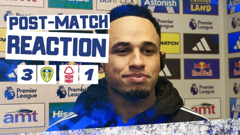 We gave everything Noah Okafor Leeds United 3-1 Nottingham Forest
