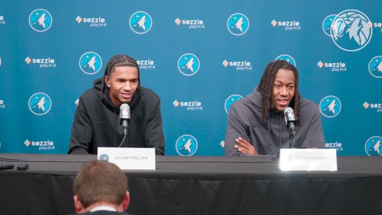 Ayo Dosunmu & Julian Phillips Introductory Press Conference 02.06.25