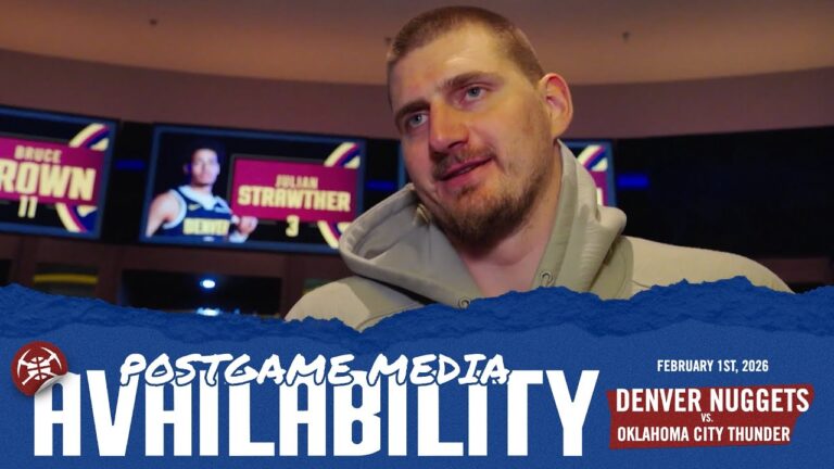 I Wouldn’t Change Him For Anybody Nikola Jokić on Jamal Murray Nuggets Postgame Media vs. OKC