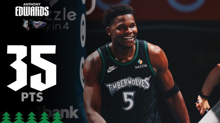 Anthony Edwards Scores 35 POINTS Vs. New Orleans 02.06.26
