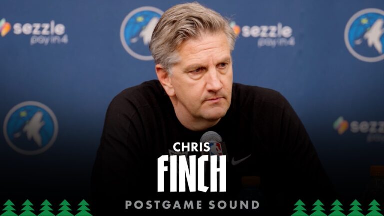 Everything Kind of Bogged Down Chris Finch Postgame Sound 2.6.26