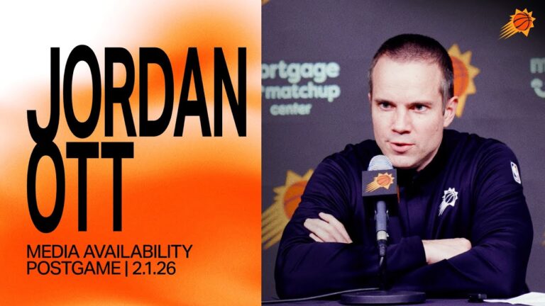 Head Coach Jordan Ott Postgame Media Availability Phoenix Suns vs Los Angeles Clippers 2-1-26
