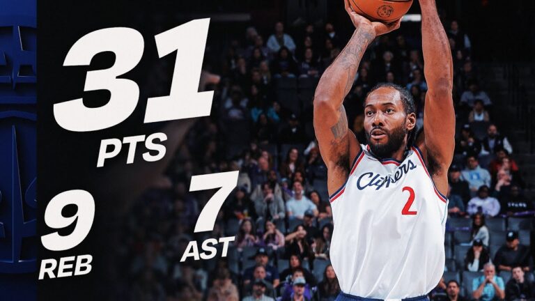 Kawhi Leonard (31 PTS) Dominates In Win Over Kings February 6, 2026