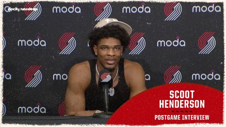 Scoot Henderson Assesses His Return vs Grizzlies February 6, 2026 Portland Trail Blazers