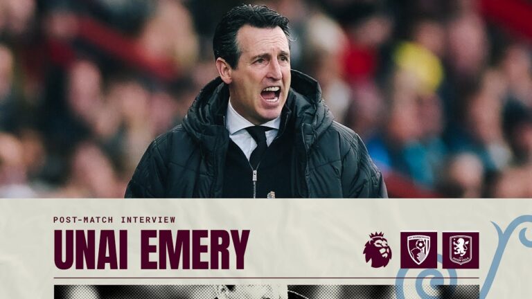 This point is fair for both teams Unai Emery on Bournemouth draw POST MATCH