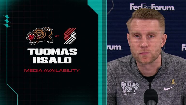 Tuomas Iisalo Press Conference Grizzlies vs.