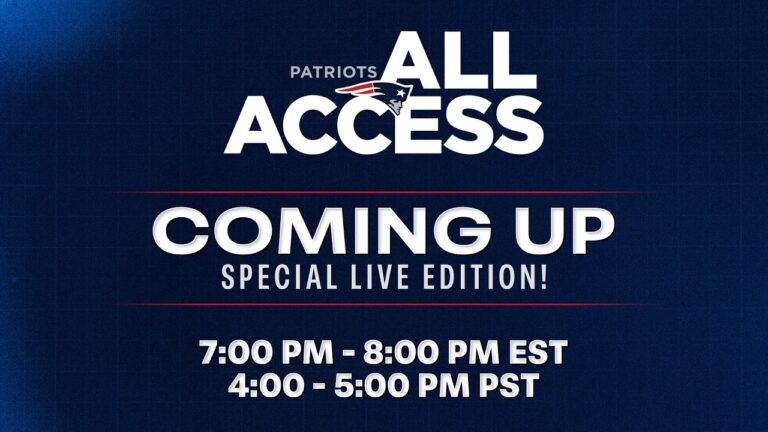 LIVE: Patriots All Access – Super Bowl LX Edition