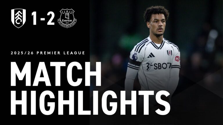 Falling short at the Cottage HIGHLIGHTS Fulham 1-2 Everton