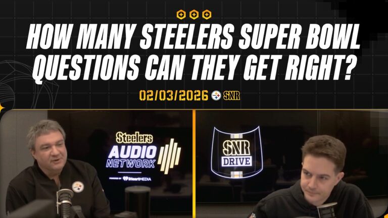 Matt & Wes take a Steelers Super Bowl Quiz SNR Drive Pittsburgh Steelers