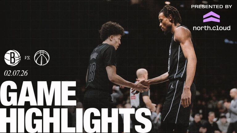 Highlights: Team Effort Powers Brooklyn Nets to 127-113 Victory vs. Wizards