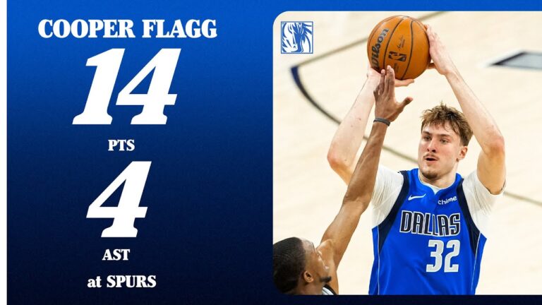 Cooper Flagg (14 Pts 4 Ast) at San Antonio Spurs February 7, 2026