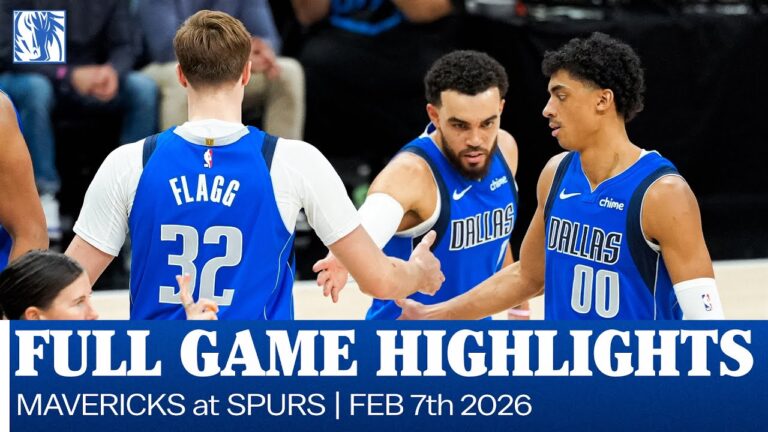 Mavericks Highlights at San Antonio Spurs February 7, 2026