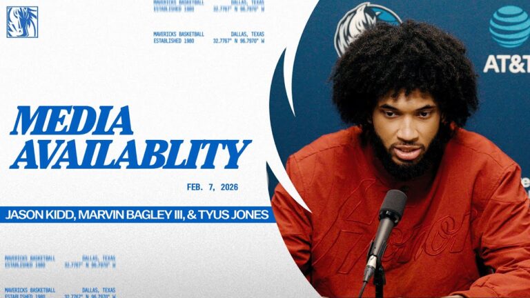 Jason Kidd, Marvin Bagley III, & Tyus Jones Post-Game Media Availability SAS 2 7 26