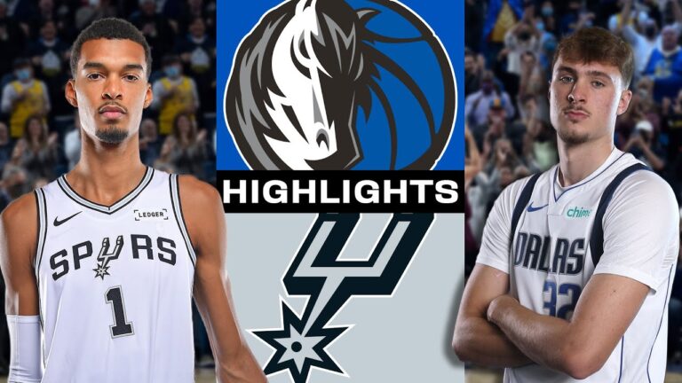 Spurs Complete the Sweep vs Mavs 13-Point Victory Highlights