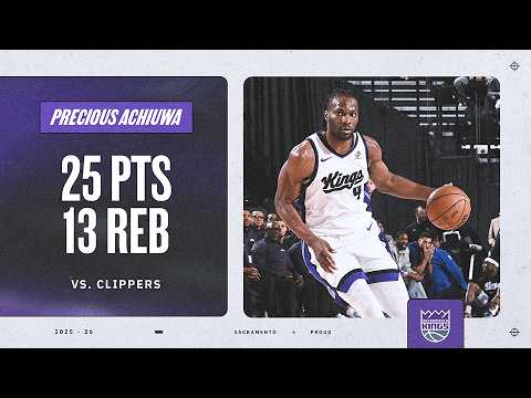 Another DOUBLE-DOUBLE for Precious! Highlights vs. Clippers 3.14.26