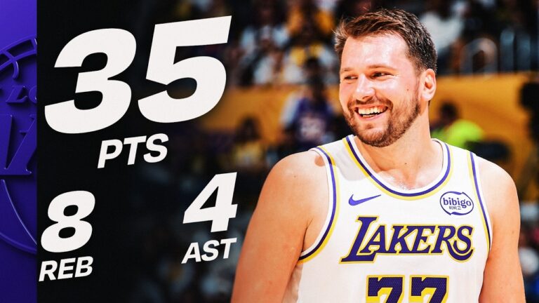 Luka Dončić Drops 35 Points, Carries Lakers to Win Over Knicks March 8, 2026