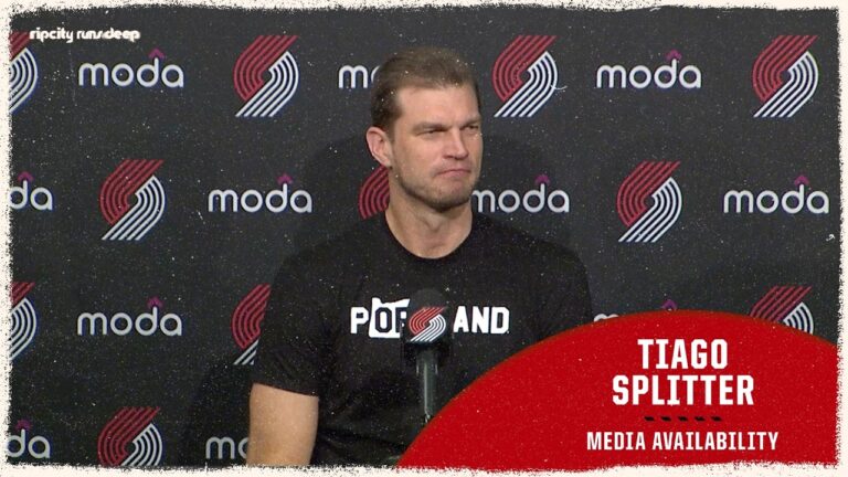 Tiago Splitter Pregame Media Availability Portland Trail Blazers vs Indiana Pacers March 8, 2026