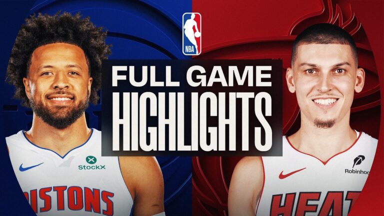 PISTONS at HEAT FULL GAME HIGHLIGHTS March 8, 2026