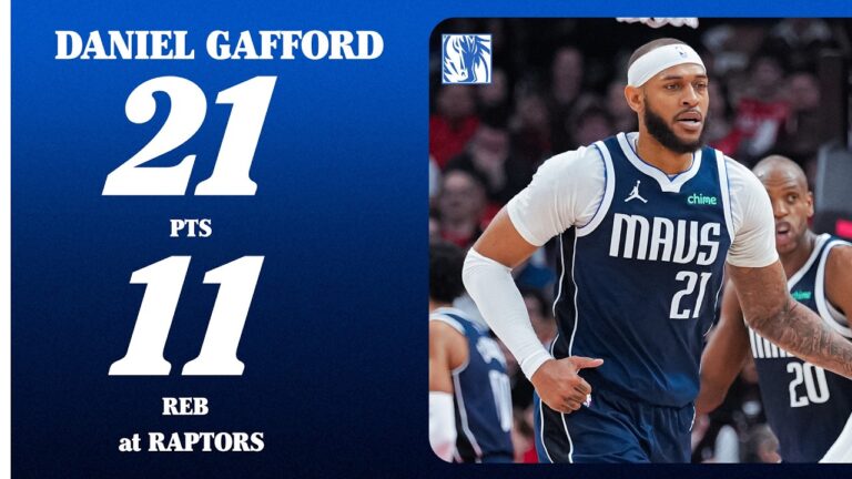 Daniel Gafford (21 PTS 11 REB) at Toronto Raptors March 8, 2026