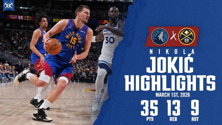 Nikola Jokić Game Highlights vs. MIN 3 1 26