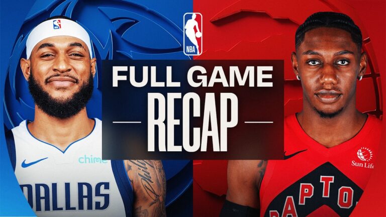Game Recap: Raptors 122, Mavericks 92