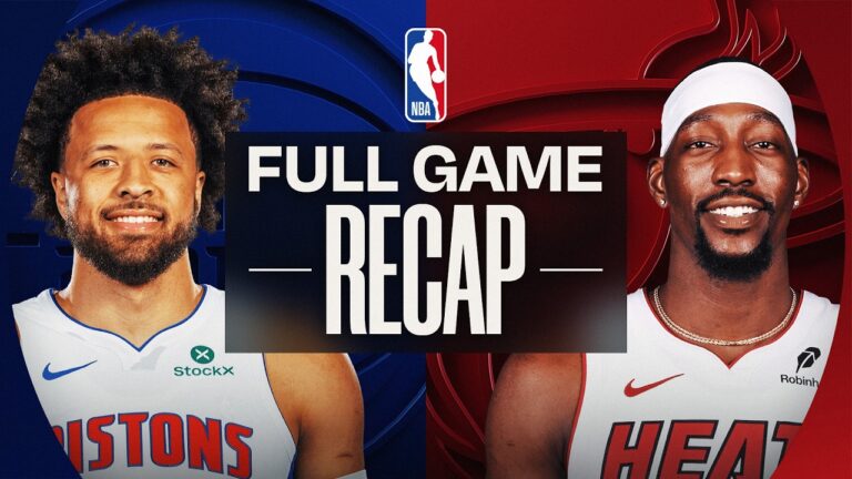 Game Recap: Heat 121, Pistons 110