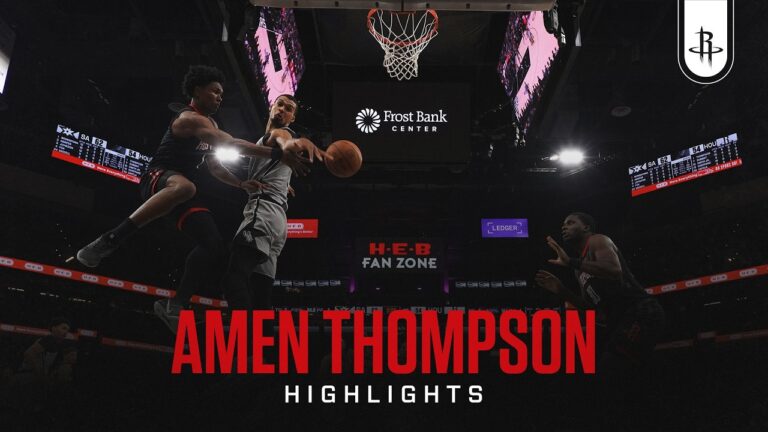 Amen Thompson (23 points) Highlights vs. San Antonio Spurs