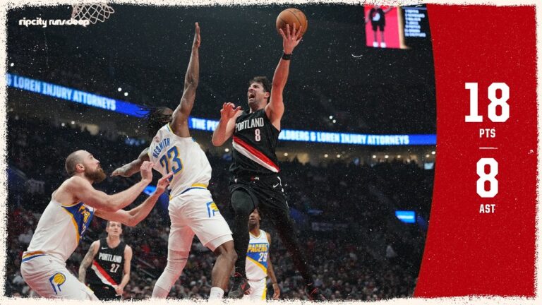 Deni Avdija Returns To The Court With 18 Points in Win Over Pacers March 8, 2026