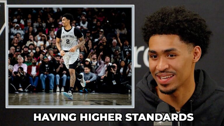 Dylan Harper on Spurs Having Higher Standards For Themselves
