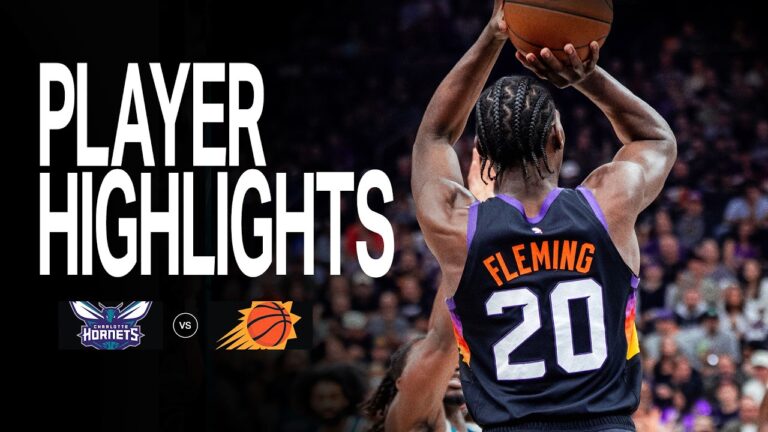 Rasheer Fleming career-high 16 PTS vs Charlotte Hornets Phoenix Suns Player Highlights 3-8-26
