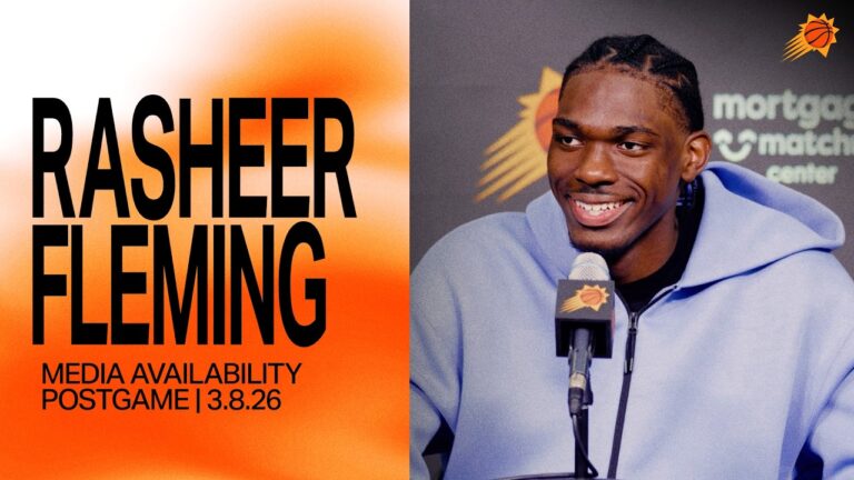 Rasheer Fleming Postgame Media Availability Phoenix Suns 3-8-26