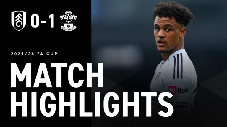 Saints win with late penalty FA CUP HIGHLIGHTS Fulham 0-1 Southampton