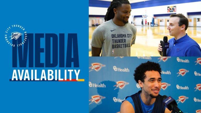 Shootaround Media with Jared One on One with Cason March 9, 2026 OKC Thunder