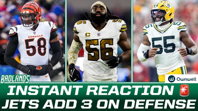 EMERGENCY POD: Jets sign Demario Davis, Kingsley Enagbare and Joseph Ossai (FULL BADLANDS)