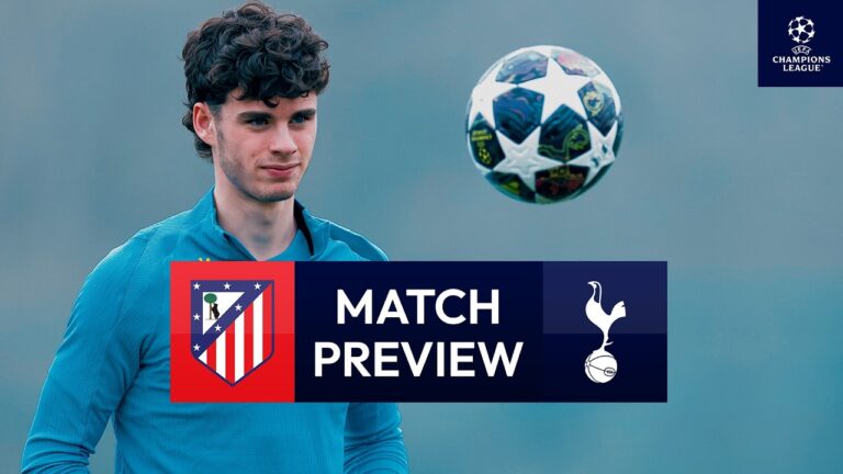 Training ahead of Madrid trip Atletico Madrid v Spurs Champions League Match Preview