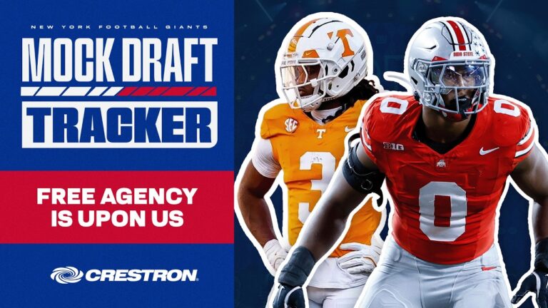 Mock Draft Tracker 5.0: Free Agency Is Upon Us New York Giants