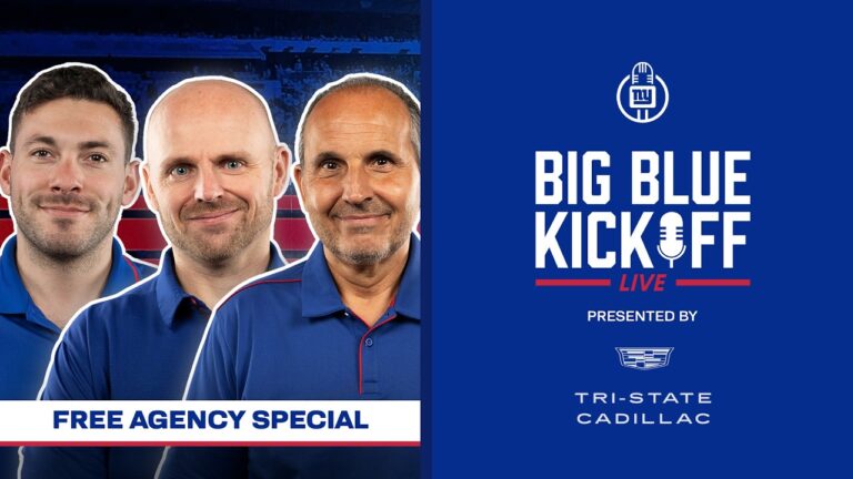 Free Agency Special Big Blue Kickoff Live New York Giants