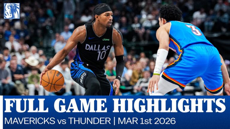 Mavericks Highlights vs. Oklahoma City Thunder March 1, 2026