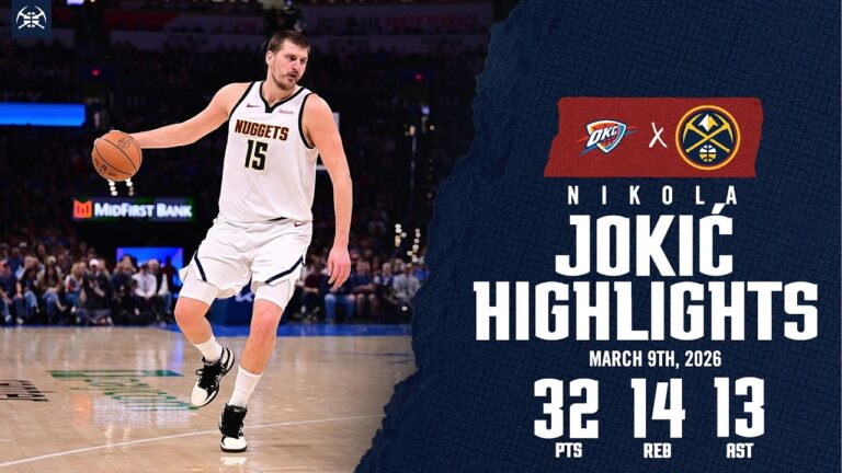 Nikola Jokić 24TH TRIPLE-DOUBLE Game Highlights vs. OKC