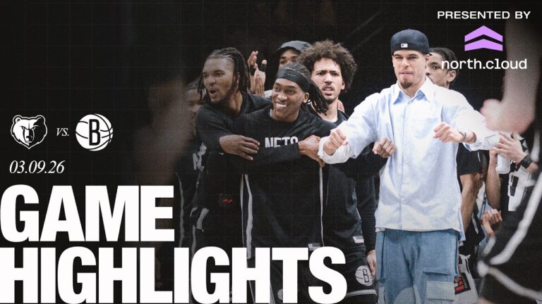 HIGHLIGHTS: Day’Ron Sharpe & Ochai Agbaji Lead Nets to 126-115 Win vs Grizzlies