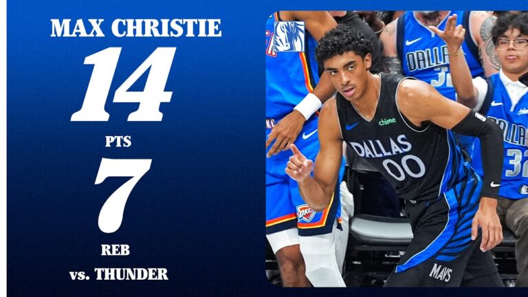Max Christie(14 PTS 7 REB) vs. Oklahoma City Thunder March 1, 2026