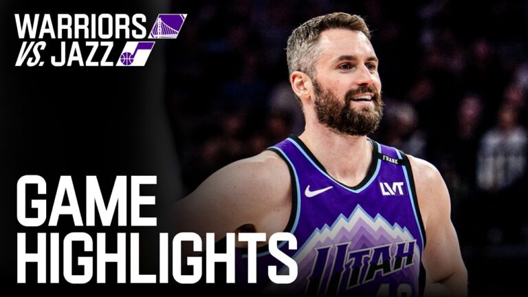 CLUTCH three pointer from Hinson seals win for Jazz UTAH JAZZ