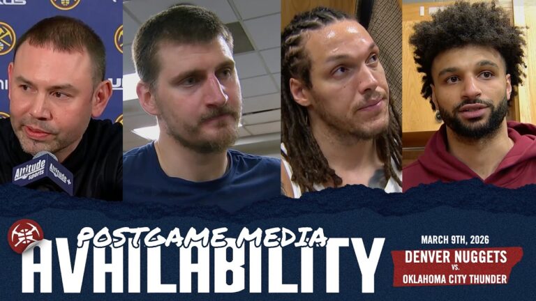 ALL Denver Nuggets Postgame Media vs. OKC