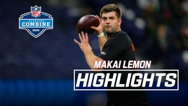Garrett Nussmeier’s 2026 NFL Scouting Combine Workout