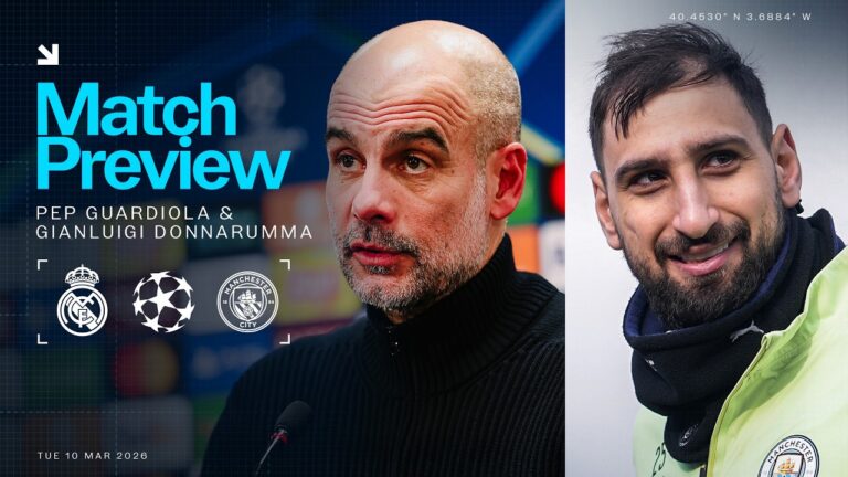 WATCH LIVE: MATCH PREVIEW Real Madrid v Man City UEFA Champions League