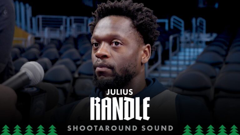 Building My Intensity As We Head Towards The Playoffs Julius Randle Shootaround Sound 03.10.26