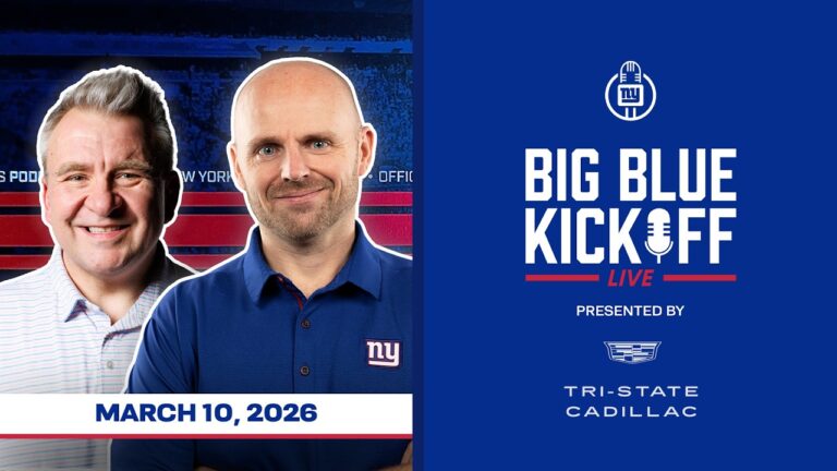 March 10, 2026 Big Blue Kickoff Live New York Giants