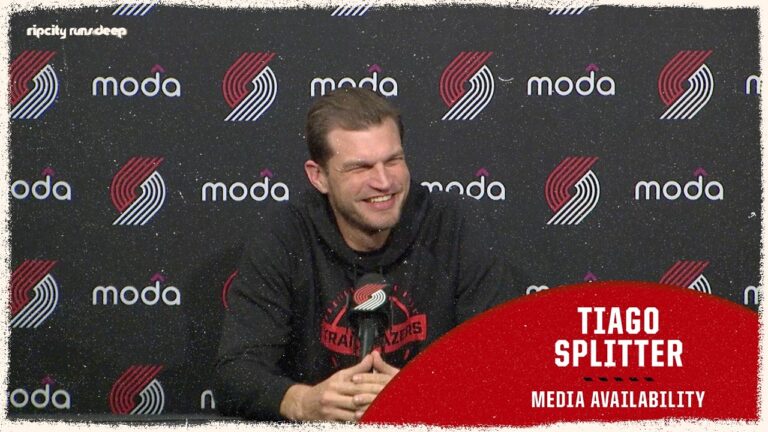 Tiago Splitter Pregame Media Availability Trail Blazers vs Hornets March 10, 2026