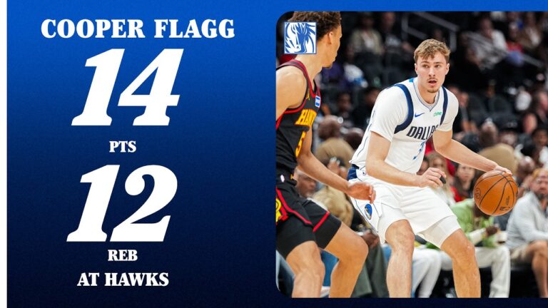 Cooper Flagg (14 PTS 12 REB) at Atlanta Hawks March 10, 2026