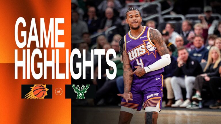 Phoenix Suns beat Milwaukee Bucks with season-high made threes Game Highlights 3-10-26